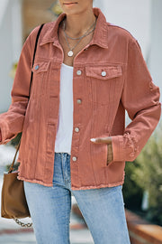 Distressed Denim Jacket