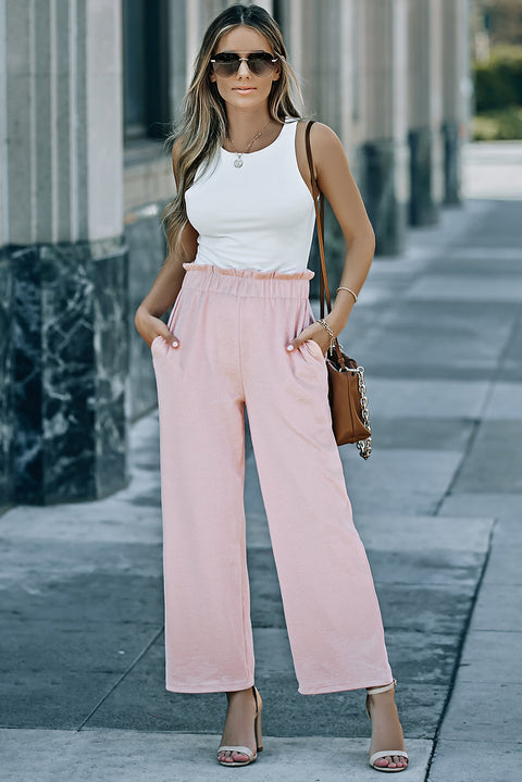 Wide Leg Pants with Pockets