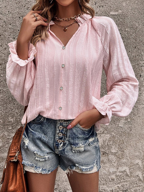 Flounce Sleeve Shirt