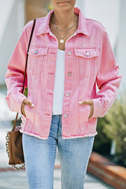 Distressed Denim Jacket