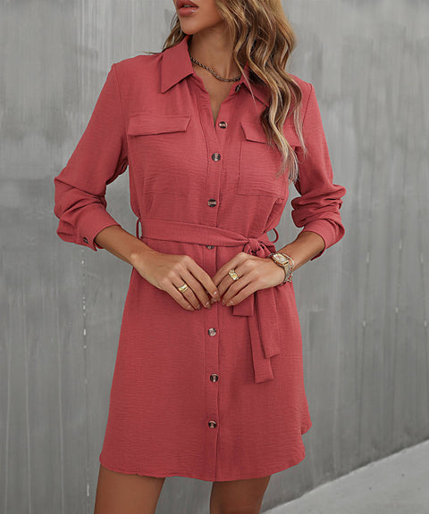 Long Sleeve Shirt Dress