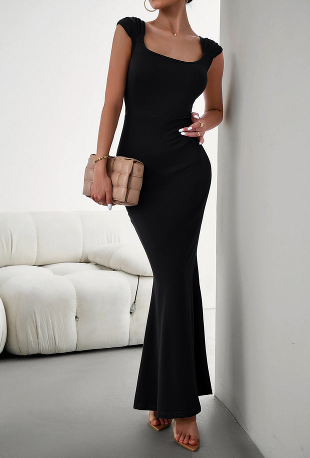 Cap Sleeve Maxi Dress