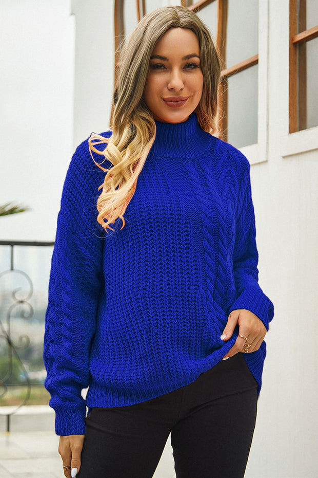 Turtleneck Long Sleeve Sweater