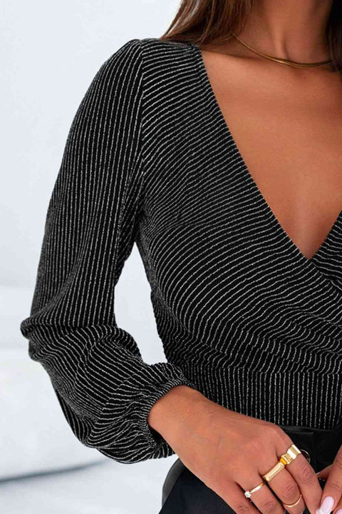 Stripe Long Sleeve Bodysuit