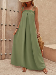 Tie-Shoulder Maxi Dress