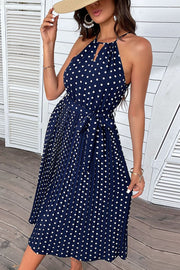 Polka Dot Midi Dress