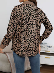 Leopard Button Jacket