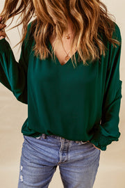 Lantern Sleeve Blouse