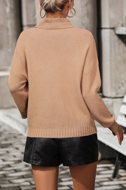 Turtleneck Long Sleeve Sweater