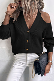 Cold Shoulder Cardigan