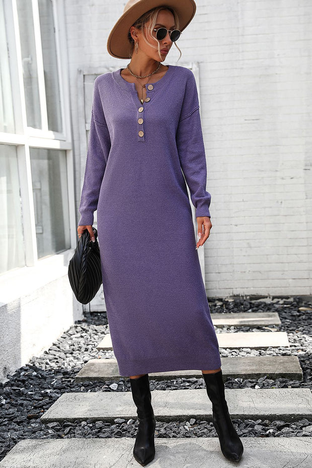 Button-Down Midi Dress