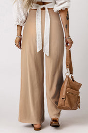 High Waist Wide Leg Pants